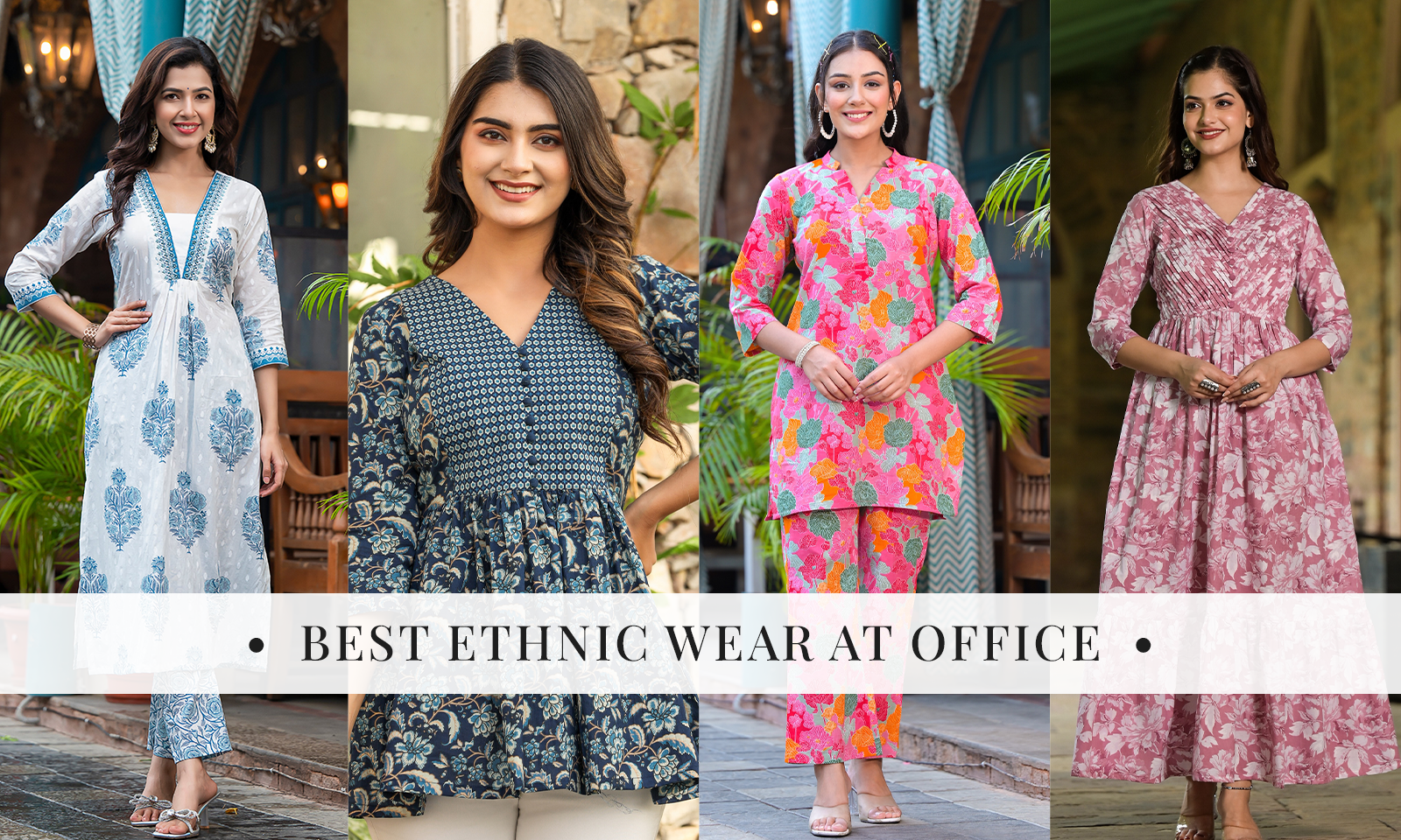 Ethnic top wear office