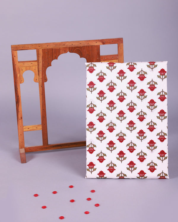 KALISTA SANGANERI HANDBLOCK FABRIC (WIDTH 42 INCHES)