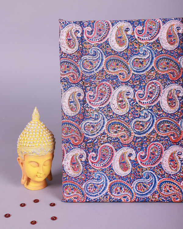 PAISLEY HANDBLOCK FABRIC (WIDTH 42 INCHES)