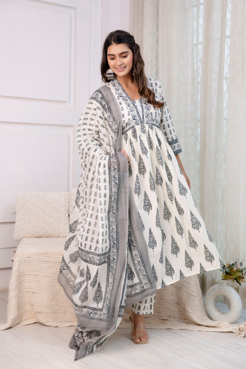 Chaandni A-line Suit Set