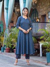 Aliza Floral Kalidaar Suit Set