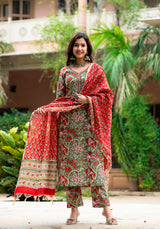 Inayat Chanderi Silk Dupatta Suit Set