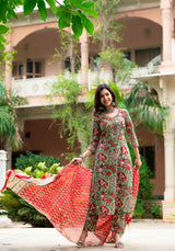 Inayat Chanderi Silk Dupatta Suit Set