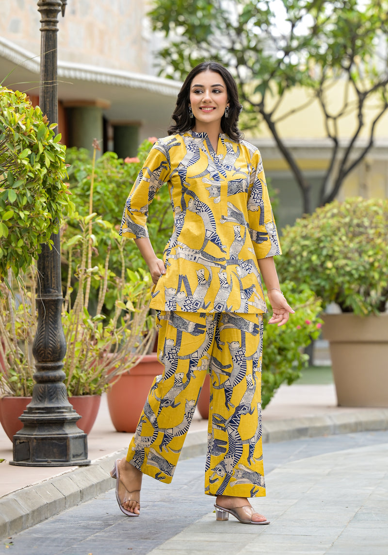 Yellow Safari Cord Set