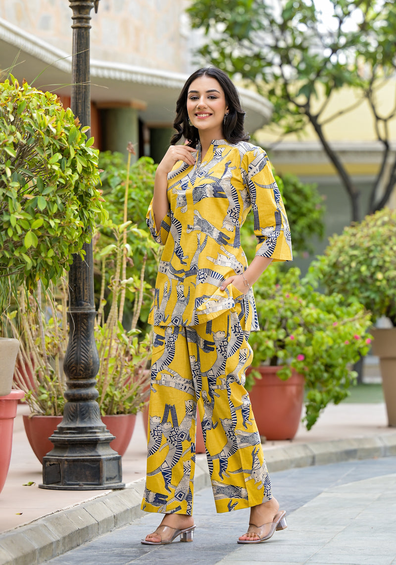 Yellow Safari Cord Set