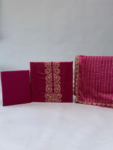 Lavanya Habutai Silk Unstitched suit set