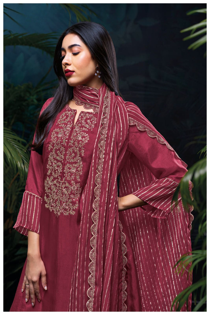 Lavanya Habutai Silk Unstitched suit set