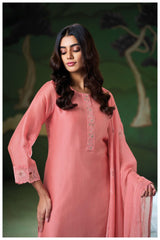 Navya Pure Satin Silk Suit Set with Embroidery & Lace Detailing (Beige Grey)