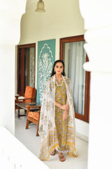 Rupika Mul Handblock Suit Set