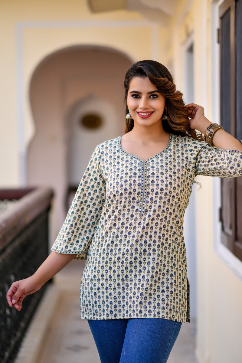 Comfortable Coffee Colour Short Kurta