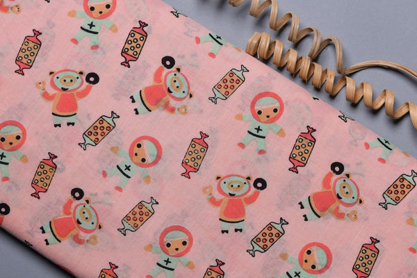 A Simple Yet Vibrant Cotton Unstitched FABRIC
