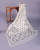 FAIR WHITE COTTON UNSTITCHED SUIT SET