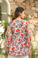 NATURE BEAUTY FLORAL TOP