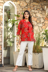 FLORAL DELIGHTS SHORT KURTA