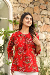 FLORAL DELIGHTS SHORT KURTA