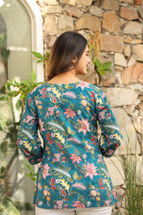 FLORAL FIESTA SHORT KURTA