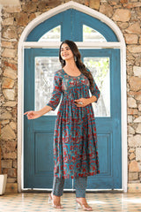 FLORAL DELIGHTS KURTA AND PANT ONLY