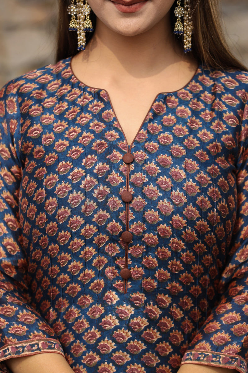 Eila Chanderi Lining Kurta Only
