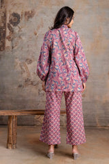 Lavni pink cotton co-ord set