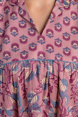 Lavni pink cotton co-ord set