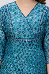 Meghna Chanderi Silk Suit Set with beautiful Handwork Detail (Plus Size)
