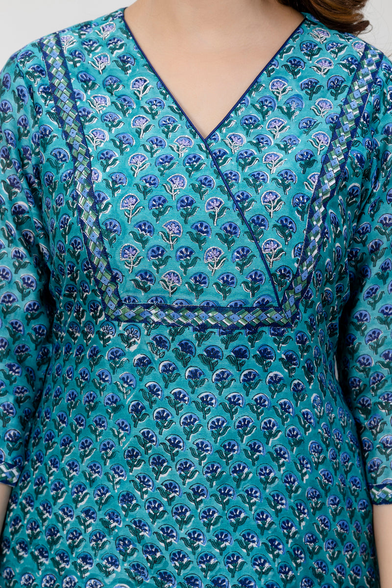 Meghna Chanderi Silk Suit Set with beautiful Handwork Detail (Plus Size)
