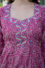 Devanshi Rani Pink Classic Suit Set with Cotton Dupatta