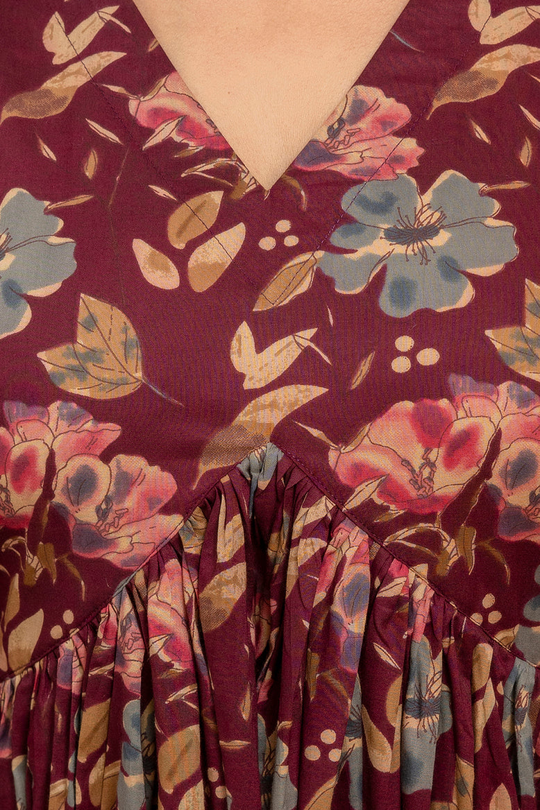 Rohini black printed cotton suit set with mul cotton dupatta