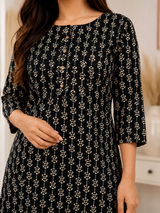 Urban Black Luxe Cotton Co-Ord Set