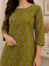 Avyanna Flora Luxe Cotton Co-Ord Set