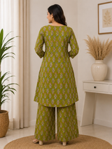 Avyanna Flora Luxe Cotton Co-Ord Set