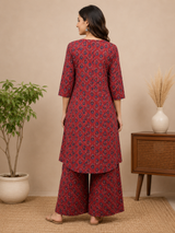 Varnika Regal Motif Premium Cotton Co-Ord Set