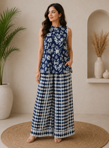 Anjana Bloom Floral Print Summer Cotton Co-Ord Set