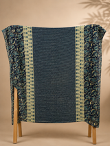 Aabroo Indigo Bloom Cotton Dupatta