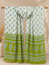 Rangrez Royal Indigo Cotton Dupatta