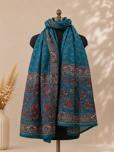 Sitara Teal Blue Royal Cotton Dupatta
