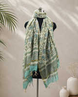 Mint Meadow Elegance Chanderi Dupatta