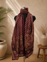 Rajwadi Motif Elegance Cotton Dupatta