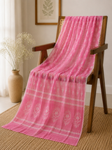 Meher Rani Pink Elegance Cotton Dupatta