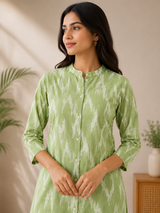 Aurelle Ikat Charm Ethnic Co-ord Set