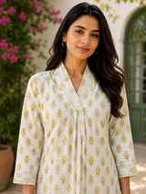Yashnira Aura Classic Cotton Kurta Pant Set