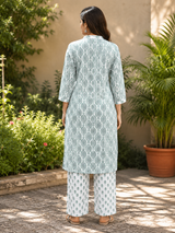 Mintara Premium Ethnic Cotton Kurta Pant Set