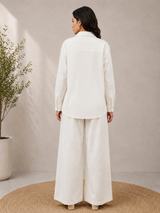 Elaris Minimal Graphic Art Cotton Co-Ord Set