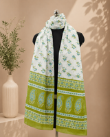 Rangrez Royal Indigo Cotton Dupatta