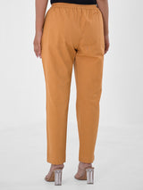 Caramel Cotton Pants