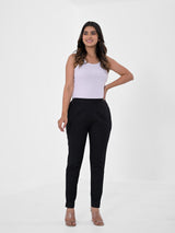 Black 4-Way Stretchable Pants