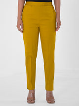 Mustard 4-Way Stretchable Pants