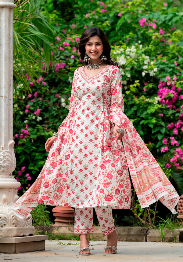 Buy Multicolor Anarkali Online- Embroidered Anarkali Suit – lirose