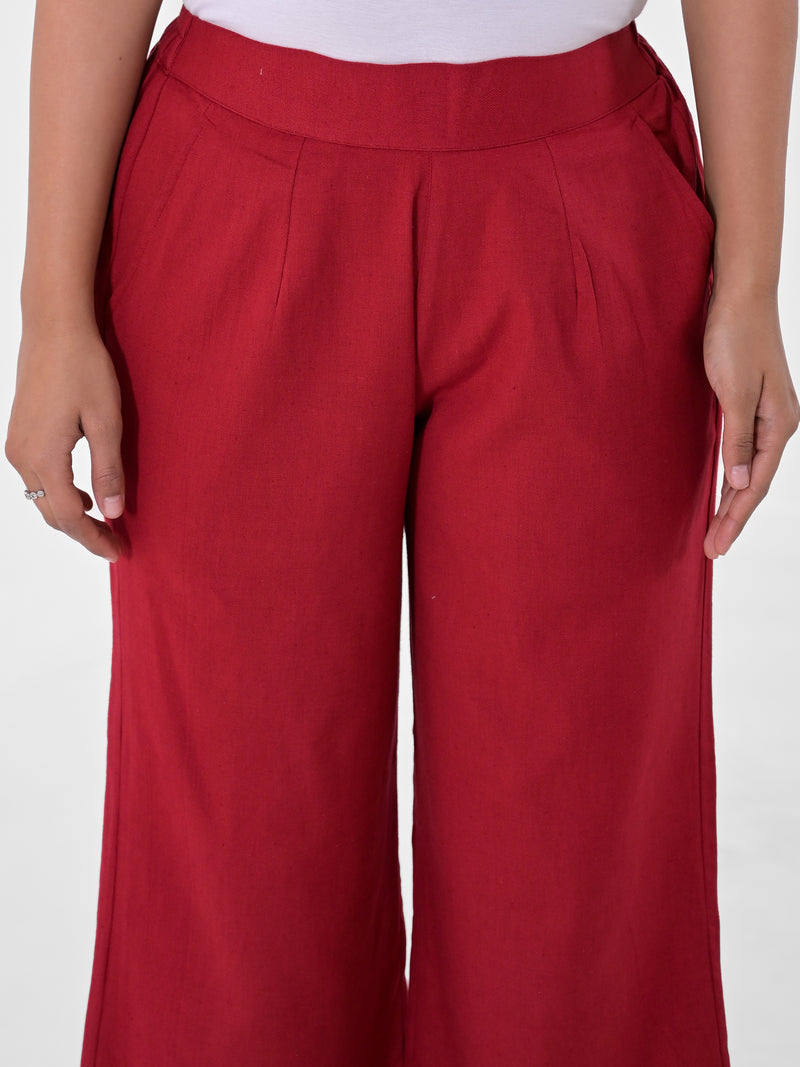 Maroon Palazzo pant
