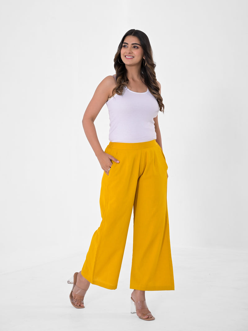 Mustard Palazzo pant
